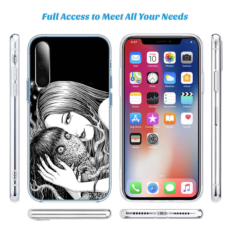 Junji Ito Tomie Phone Case for Motorola G14 G15 G24 G30 G31 G32 G34 G41 G42 G51 G52 G50 G60S G60 G62 G72 G71 G73 G84 G85 G200 E32