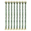 Garland Ties 8 Piece Wreath Hooks Realistic with Bells Garland Ties for Stairs for Christmas Tree Lights Bows Stairs Railing