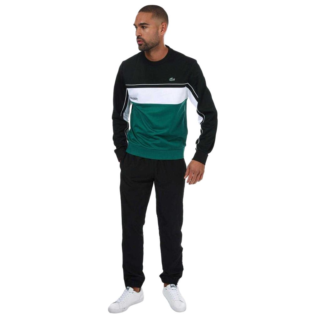 Lacoste Mens Tape Logo Jogging Bottoms
