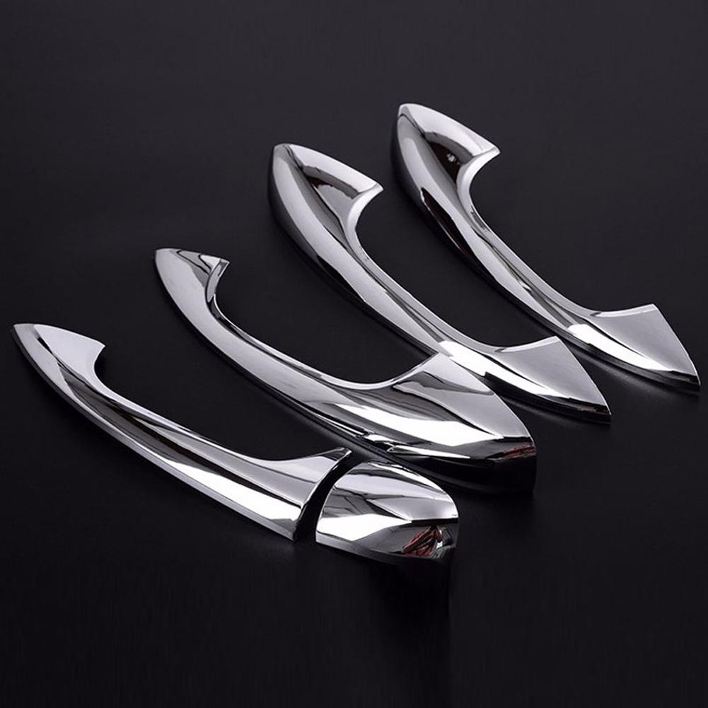 For Mercedes Benz C Class W205 E Class W213 GLC X253 2015- ABS Chrome Car Accessories Door Handle Cover Trim Frame For