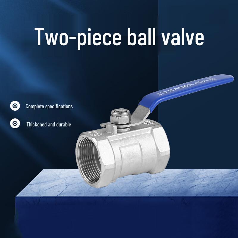 Stainless Steel Threaded Two-Piece Ball Valve