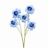 5 Heads Artificial Rose Flower Multicolor Photo Props Decorative Flower Scenery Decoration Silk Petals Faux Flower