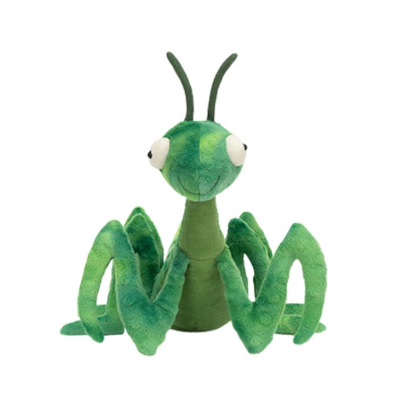 Jellycat Insect Series Animal Pin Penny Little Mantis Soothing Green Doll Plush Doll 22cm High