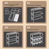 Stainless Steel Two-Tier Slanted Gastronorm Pan Holder