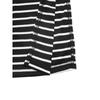 Women Summer Sleeveless Backless Black White Striped Slit High Waist Bodycon Long Dress