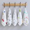 Super Soft Baby Cotton Gauze Washcloths & Drool Bib Set