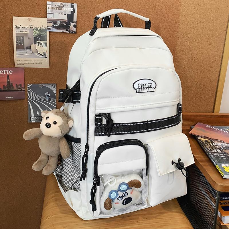 Children's School Bag Elementary School Girl Letter Pain Bag Backpack Men's