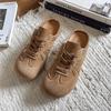 Sommer Neue Damenmode Leichte Slipper Riemen Flache Schuhe Retro Runde Zehe Freizeitschuhe