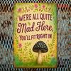 Metal Poster Vintage Retro Wall Art Decor for Living Room