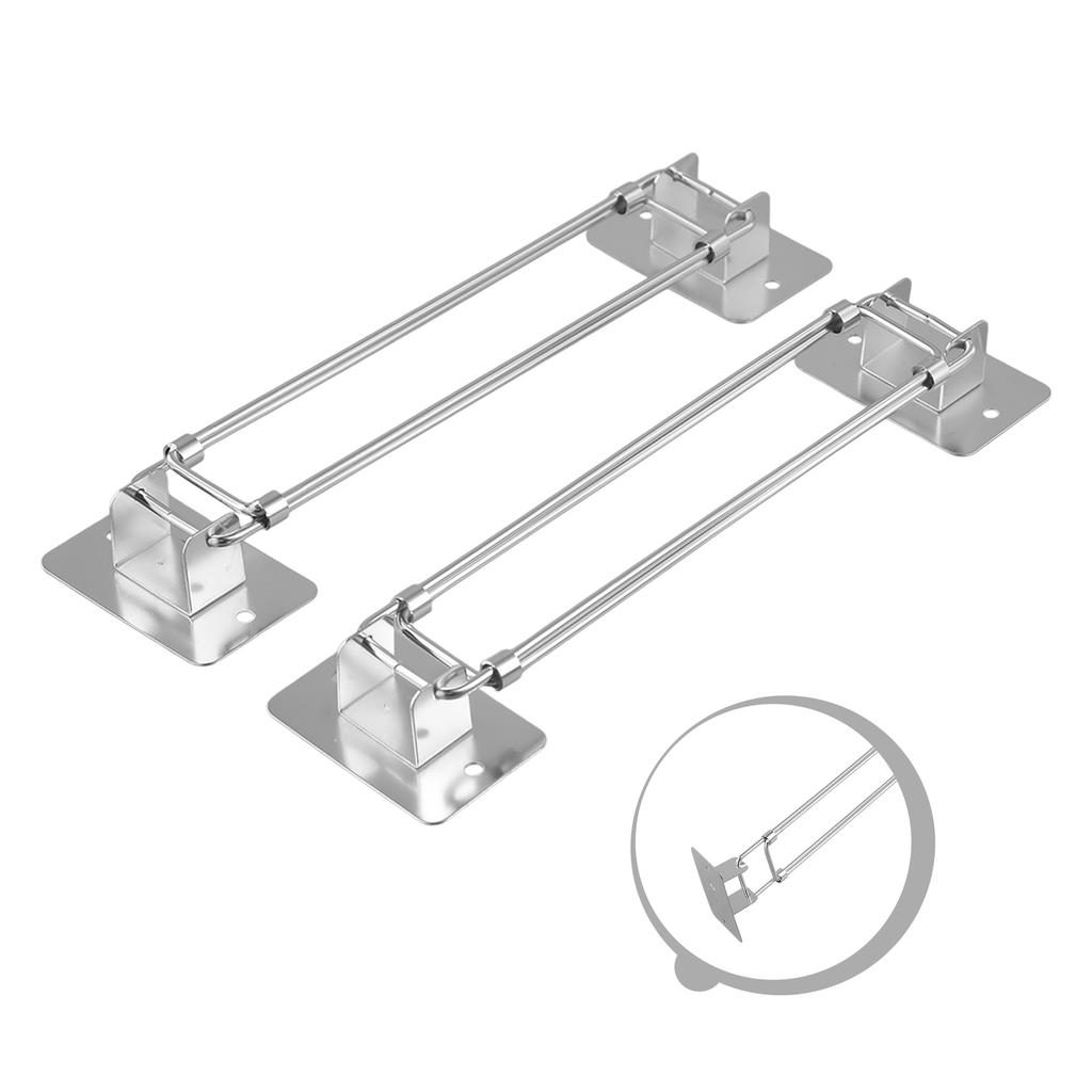 Long-Lasting Storage Solution Adjustable Fridge Bars Organize Refrigerator Bars Easy Installation Low-Temperature Resistance