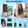 Android 15 tablet, 10.1 Inch, 20GB+64GB, 1TB Expandable, Keyboard Mouse Stylus Set