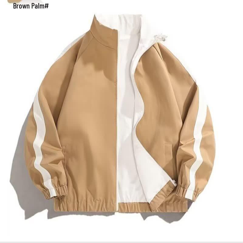 Herren Wende-Windjacke mit Stehkragen für Herbst/Winter 2025