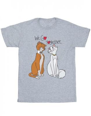 Womens/Ladies The Aristocats We Go Together Cotton Boyfriend T-Shirt