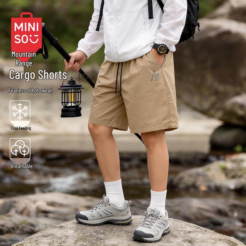 MINISO Men s Street Style Casual Cargo Shorts M