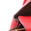 Used MCM MINI MILLA 2WAY Handbag leather Red Used Women
