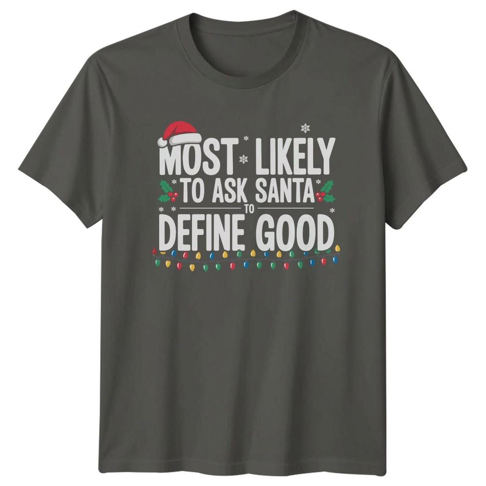 Merry Christmas Gnomes Plaid Holidays Unisexs Unisexs Graphic Tee S