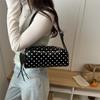 PU-Leder Polka Dot Schultertasche Große Kapazität Umhängetasche INS Tragetasche Damen