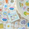 40 - Sheet Mini Carton - boxed Cute Cartoon Stickers, Colorful Graffiti - inspired Illustrations, Self - adhesive