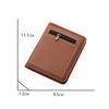 Men's Vertical Short Leather Wallet with Zipper – Niche Design, Holds Driver's License