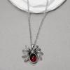Aesthetic Red Crystal Drip Spider Pendants Halloween Gifts for Women Jewellery