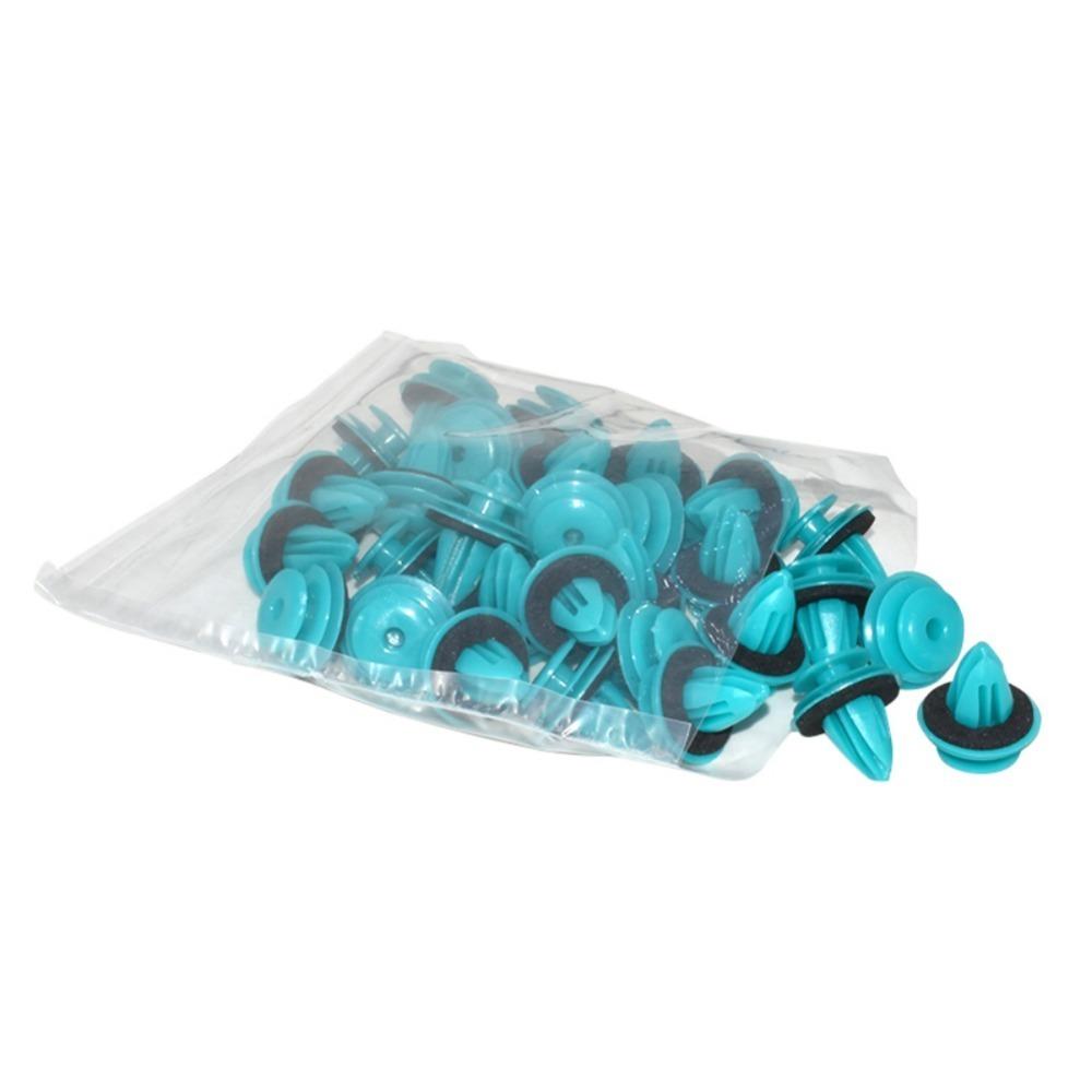 100Pcs Door Buckle Retainer Fastener Rivet Rivet Kit Fastener Rivet Bumper Clip  Auto Vehicle