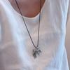 Adjustable Drawstring Tassels Necklace with Adorable Horse Charm Lightweight 8g Perfect for Parties and Dates