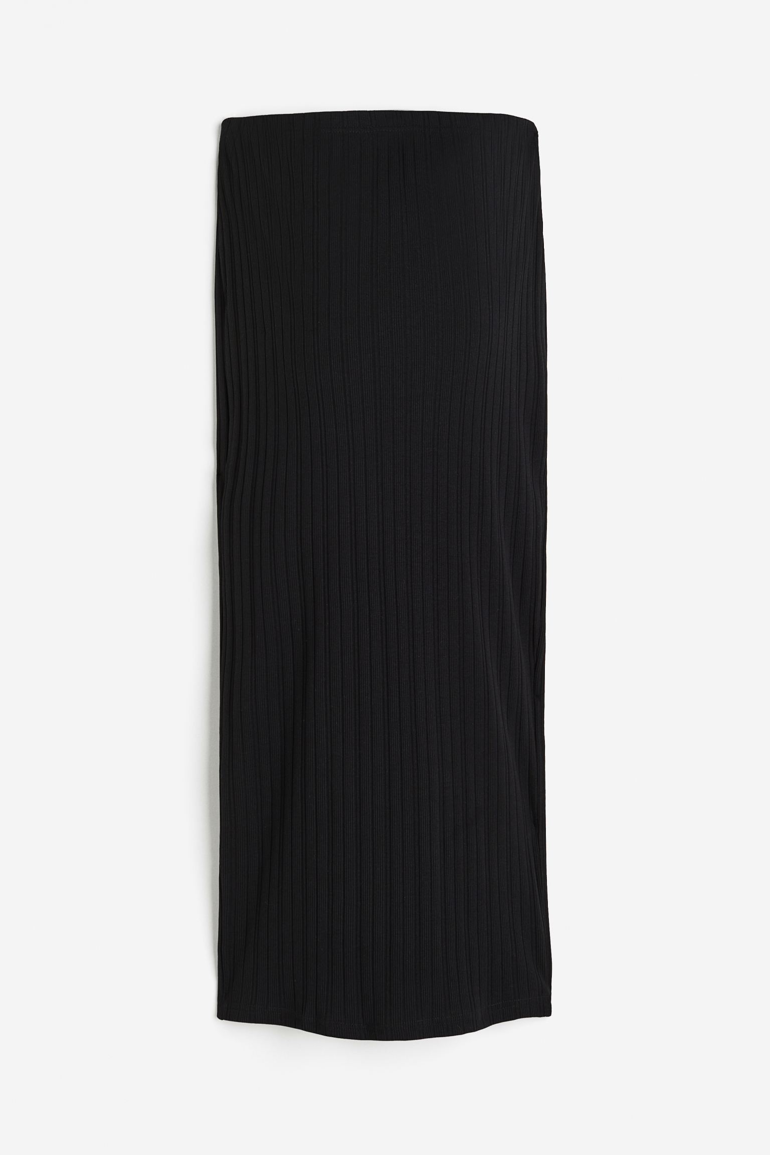 

MAMA Ribbed jersey skirt