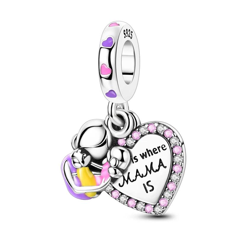 

Authentic Charm Bead Charms copper Mothers Day Parentchild Bead Charms Compatible With Charm Bead Charms Plata Bracelets Ideal For Women Women Jewel