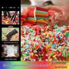 Flame Retardant Colored Shredded Paper for Pillow Filling or Decorative Use