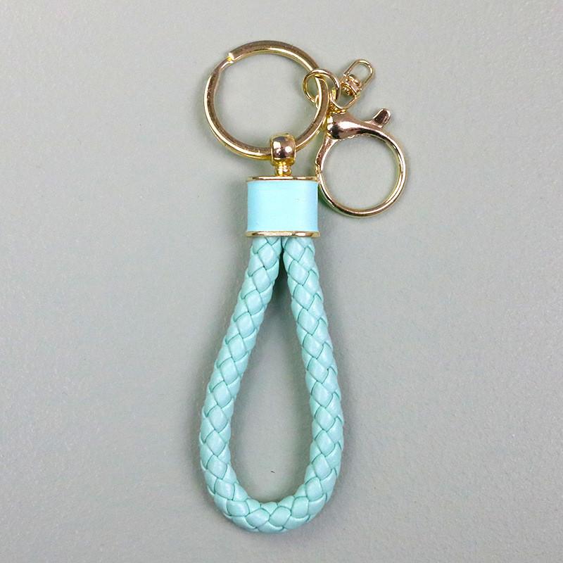 

Keychain Resin Vibrant With Colorful Woven Strap Ideal For Special Occasions світло-зелений колір