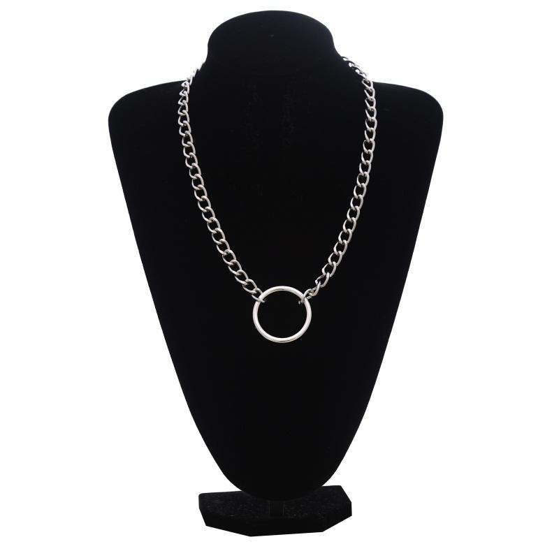 Trendy Link Chain Necklaces For Women Men Chunky Thick Choker Jewelry On The Neck Fashion Female Egirl Eboy Grung  Accessories