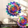 Neon Mandala Creative Wall Sticker Bathroom Living Room Background Decoration Wallpaper Self Adhesive Home Decals