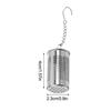 1PC Tea Infuser Extra Fine Mesh Tea Strainers for Loose Tea Stainless Steel Tea Strainer with Extended Chain Hook Home Teaware
