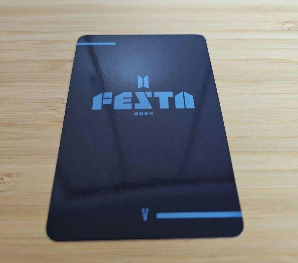 [USED] BTS Festa 2024 army zone trading card V Taehyung V