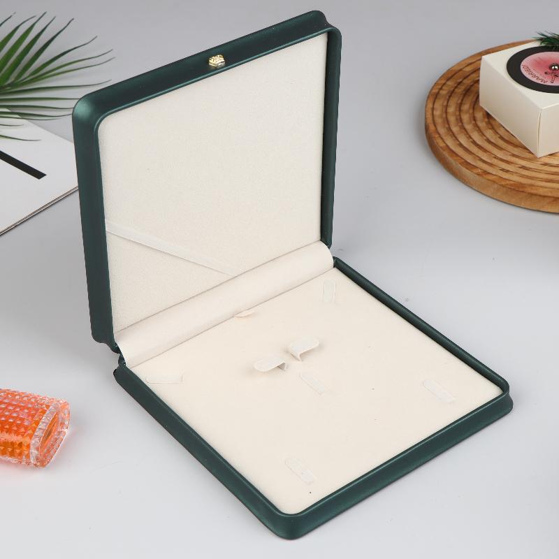 Boîte à Bijoux Bague Cuir PU Organisateur de Bijoux Bague Boucle d'Oreille Collier Pendentif Boîte Présentoir Cadeau Proposition Fiançailles Mariage