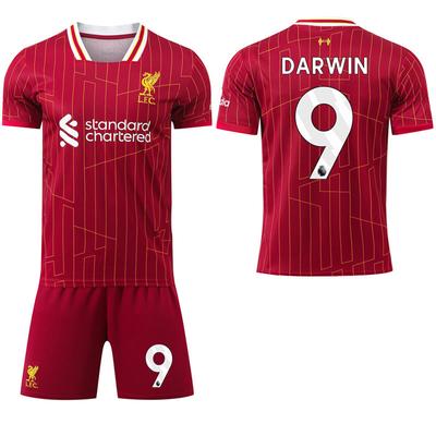 2024-25 Liverpool Red Home Jersey #7 Wirtz #11 Salah Football Jerseys
