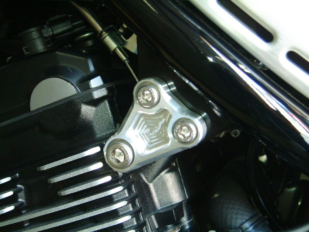 POSH FAITH Motorcycle Head Engine Hanger for Part Number Z900RS/CAFE (2018-2023) Silver, 132075-03