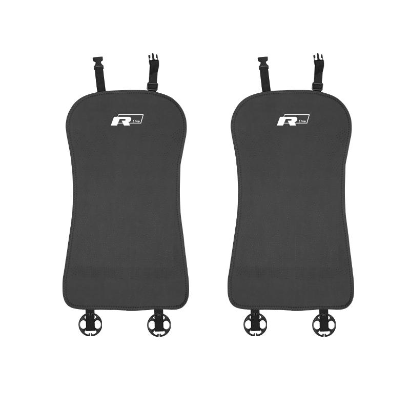 hijk1 Car Plush Car Seat Covers Four Seasons Front Rear Seat Protector For VW Golf T‑Roc Tiguan Polo Passat T‑Cross Taigo ID.4 7 MK7