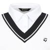 TAYLORMADE APPAREL 26Ss Women'S Layered Collared Short Sleeve Knit T8031S66124-100