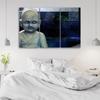 Three Piece Picture Canvas Print Buddha Feng Shui Meditation