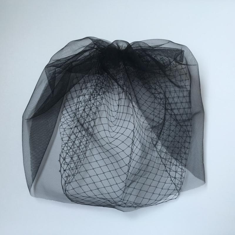 Hair Net Veil Headdress Wedding Bridal Cage Clip