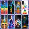Yoga Chakra Spiritual Energy Universe Phone Case For Samsung Galaxy A12 A52S A42 A32 A22 A51 A50 Note 20 Ultra 10 S10 Plus A71 A