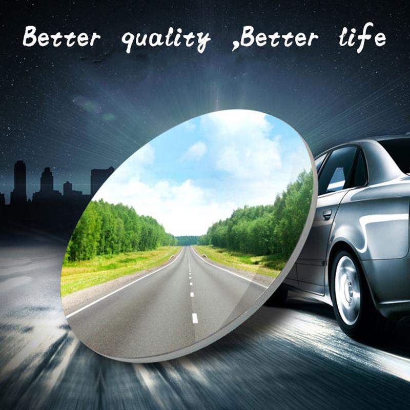 2PC 360 Degree HD Blind Spot Mirror For Car Reverse Frameless Ultrathin Wide Angle Round Convex Rear View Mirror Car Accessories