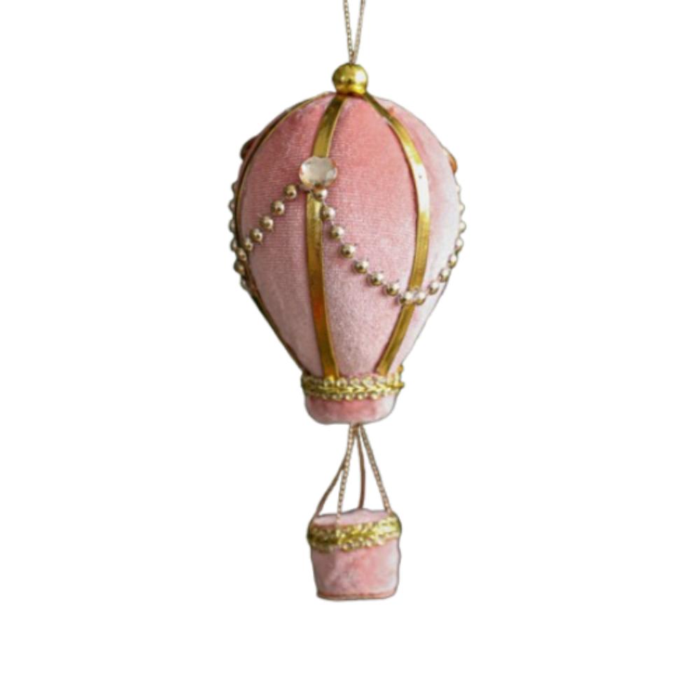 Red Pink Christmas Hot Balloon Pendant Velvet Foam Christmas Lantern Pendant Exquisite Gold Powder Xmas Tree Hanging Ornaments