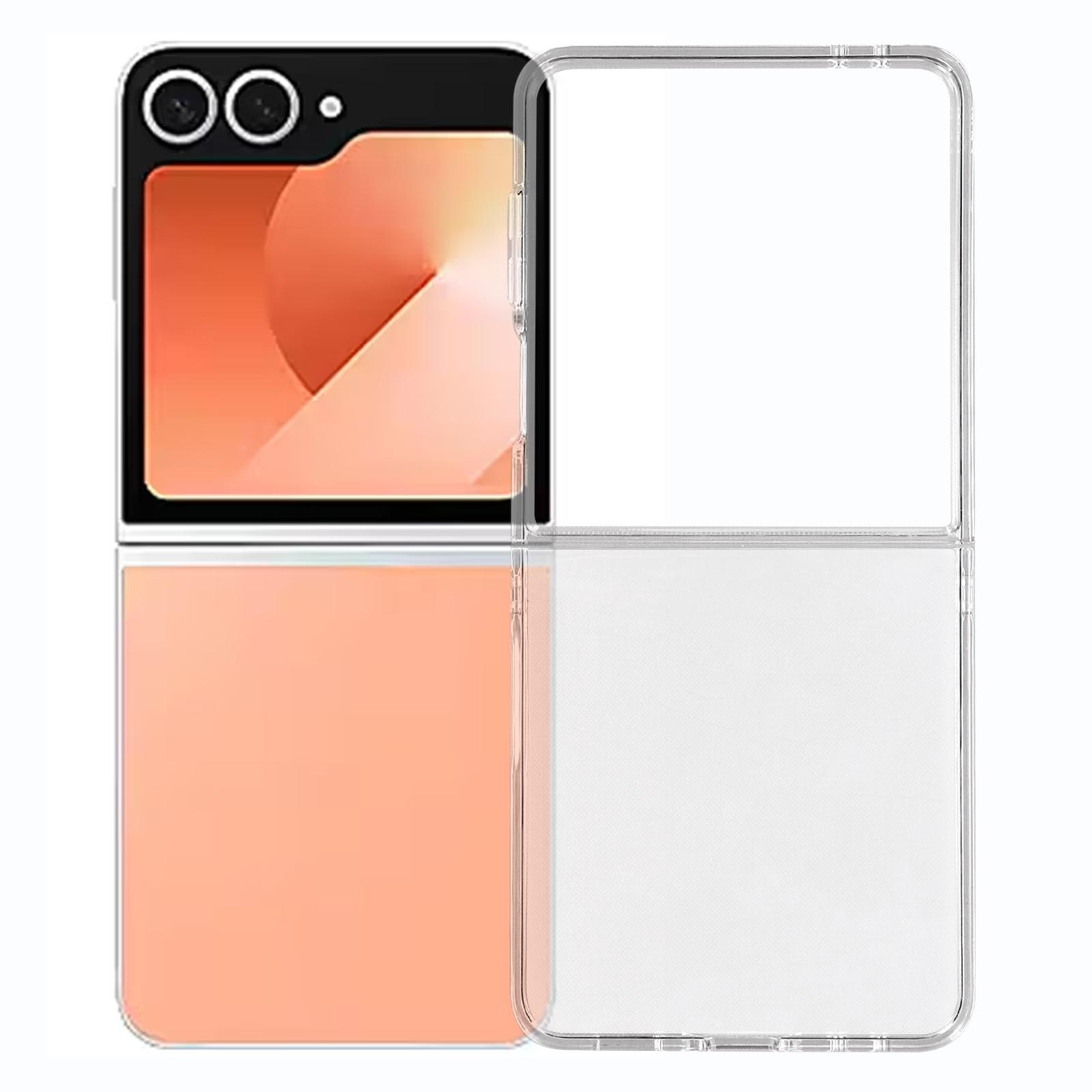 

For Samsung Galaxy Z Flip7 5G Case Slim Hard PC Shockproof Phone Back Cover Transparent