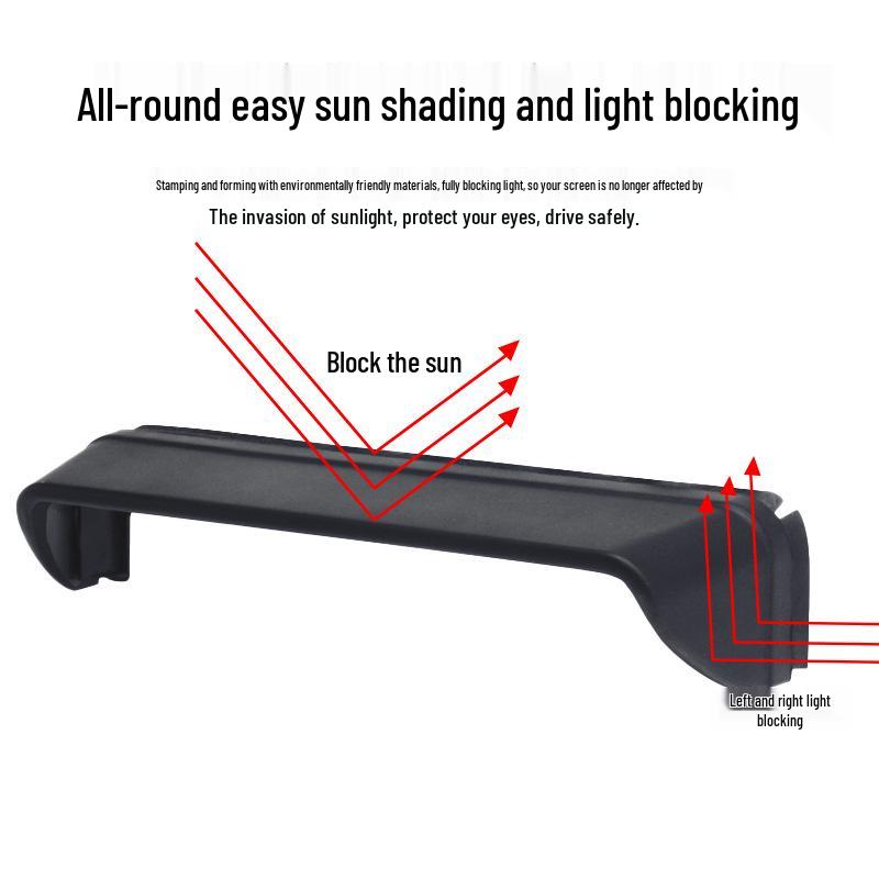 Universelle Anti-Blend-Sonnenblende für Auto-Navigationsdisplay