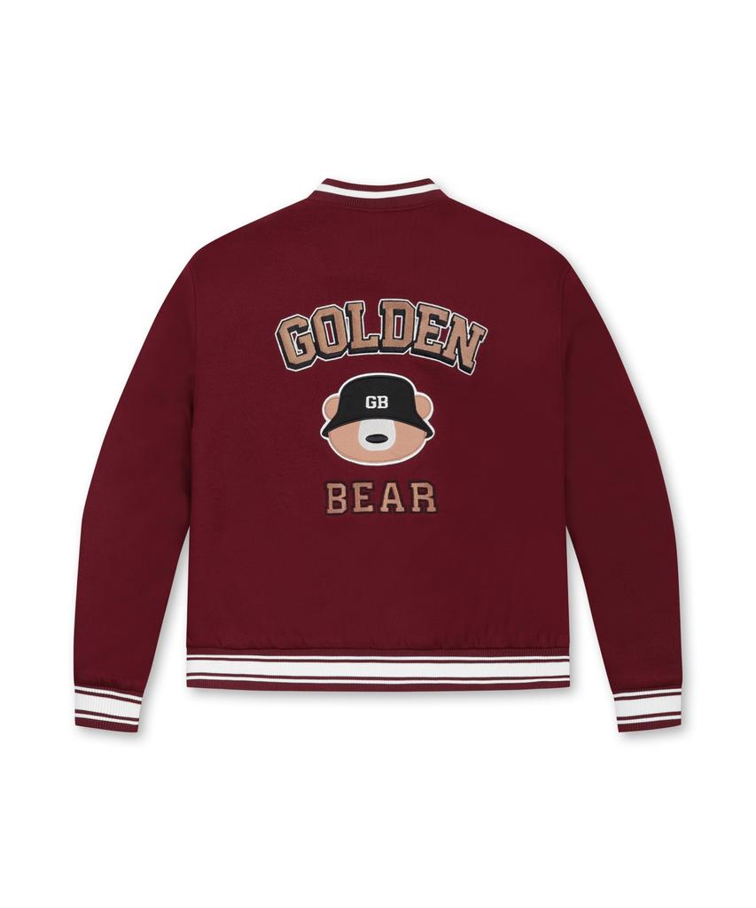 Golden Bear (W) Neoprene Varsity Jacket G5Uaw25711Wix