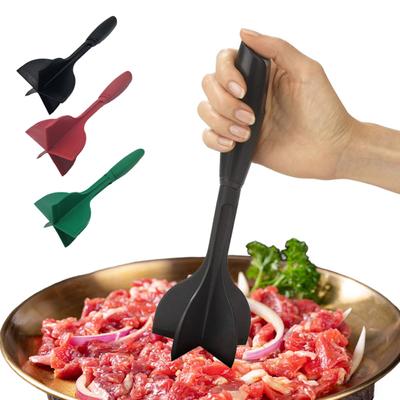 Nástroj na sekání masa 5-čepelový drtič hamburgerů na mleté ​​hovězí maso Krůtí vejce Brambory Snadno se čistí Protiskluzová rukojeť Dárek do kuchyně pro milovníky vaření