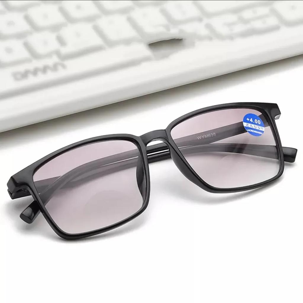 Bifokale Lesebrille Damen Herren Sun Optics Lesebrille Doppellicht Altersichtbrille Herren Damen Ferne und Nähe +1,0 bis +4,0