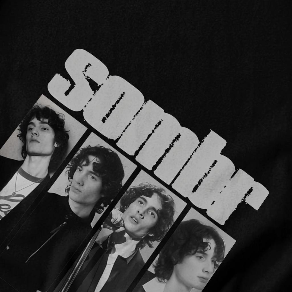 Men T Shirt Sombr Trending Pops Y2K Graphic Oneck Unisex Tops T Shirts